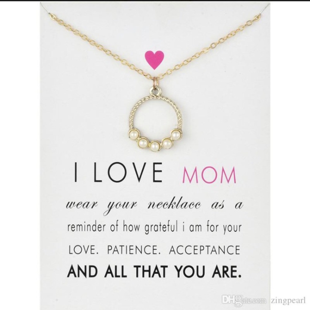 Mother’s  Day Necklace Gift Cards